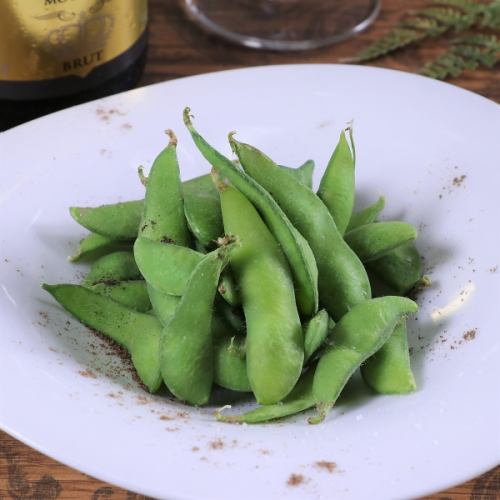 Edamame (Sicilian rock salt or anchovy garlic)/assorted appetizers