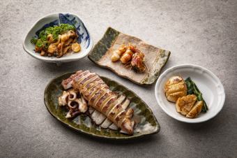 해산물 & 검은 털 일본소 스테이크 디너