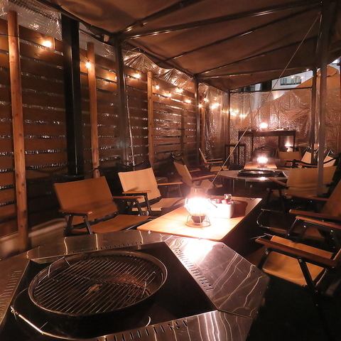 Exquisite charcoal grill! Feel free to BBQ without bringing anything! ★<9 items> 90 minutes all-you-can-drink included 3,980 yen