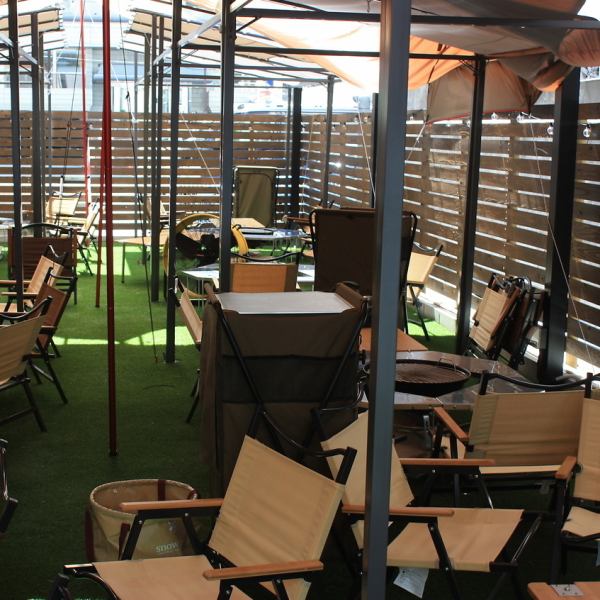 [Accommodates up to 50 people!] Enjoy a comfortable BBQ in an outdoor space ★ Enjoy the best quality meat along with a wide variety of alcoholic beverages and drinks and have a great time.[Sakae/Beer garden/Beer hall/Beer/Seafood/All-you-can-drink/Yakiniku/Sakae Station]