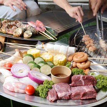 Beer garden and BBQ at UP CAMP!
