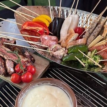 BBQ fondue! Course!