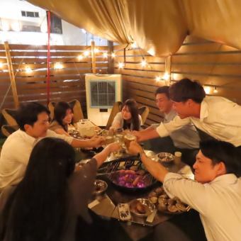 SNOWPEAK ジカロテーブルを囲んで本格炭火BBQ！！