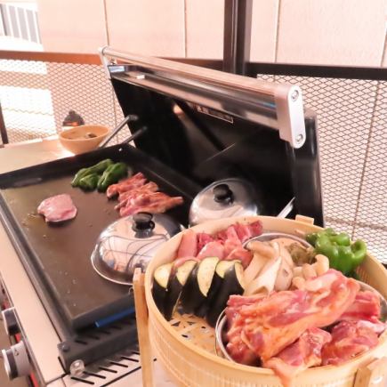 철판 BBQ 코스 즈와이 게 포함