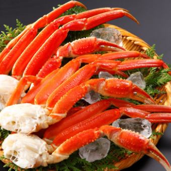 贅沢コース　　ずわい蟹食べ放題（その他25種類食材食べ放題）