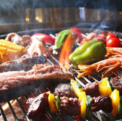 【栄駅より徒歩2分★】おしゃキャンBBQ!!★栄で炭火BBQをたのしもう!!★