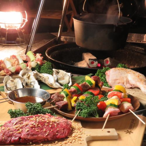 Come empty-handed! Authentic BBQ course