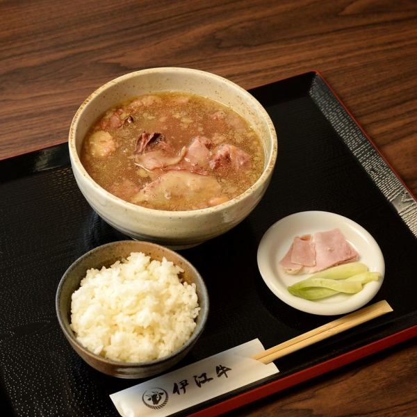 Okinawa's hidden soul food: Ie beef "beef soup" set meal
