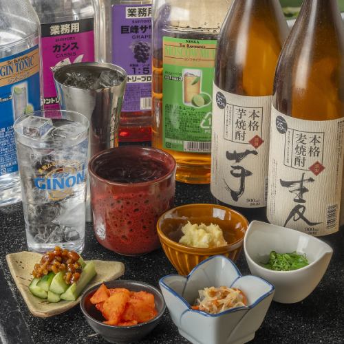 Perfect for a quick drink after work! 40-minute "all-you-can-drink" plan / 1000 yen (tax included)