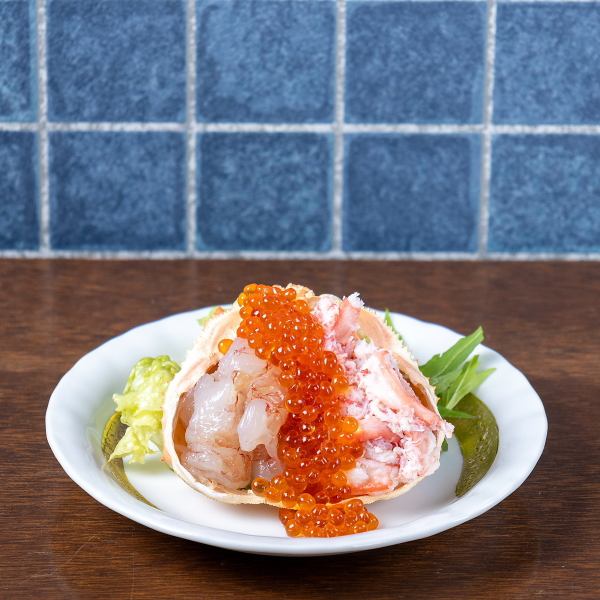 おやじ名物【海老蟹合戦】・・・市場直送鮮魚を使用した新世代の寿司