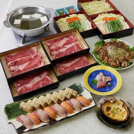 国産牛しゃぶコース 奥羽（おうう）　6,000円（税込）