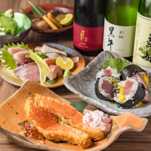 《独創的なアレンジが光る。定番の鮮魚から肉巻きまで》創作料理各種