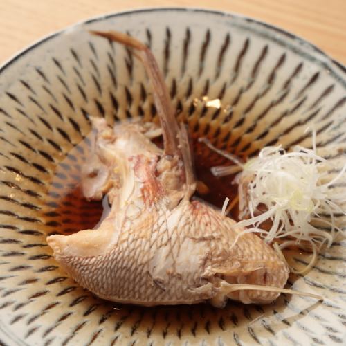 本日のカマ煮付け