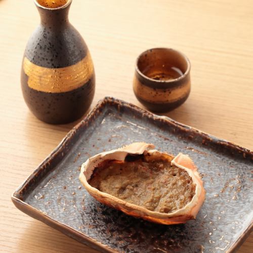 蟹味噌甲羅焼き