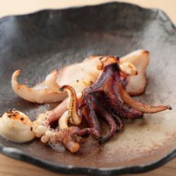 イカゲソ塩焼き