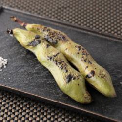 Baked broad beans