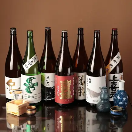 【魔王・百年の孤独も飲み放題】季節の日本酒を含む全140種以上｜満足飲み放題120分 3,300円