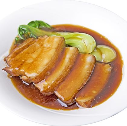 Simmered pork belly