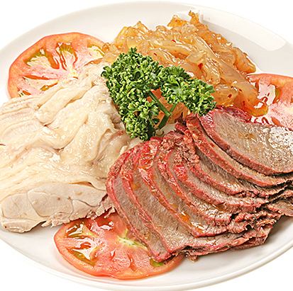 Assortment of three appetizers