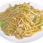 Stir-fried pork and pickled mustard greens