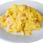 Fried shrimp and egg