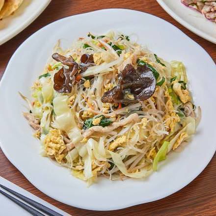 Grilled rice noodles