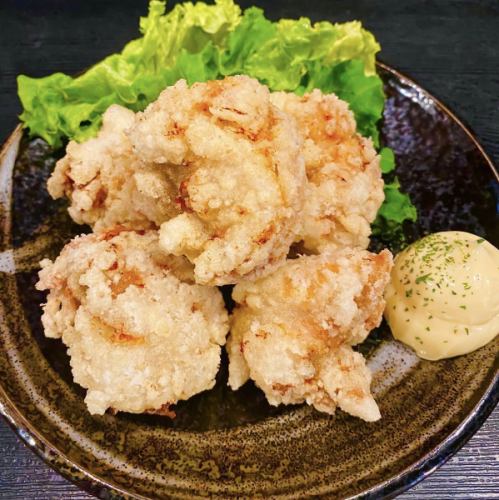 Deep fried chicken thighs