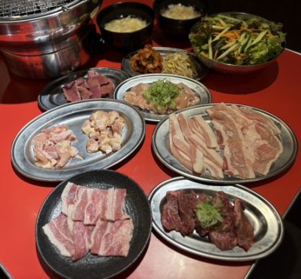 【もとび駅前店限定☆飲み放題付】大衆コース4500円(税込)