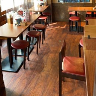 We have tables where you can sit comfortably. Enjoy a fun time in a homely atmosphere!