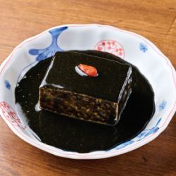黑豆腐(凉拌黑芝麻酱豆腐)