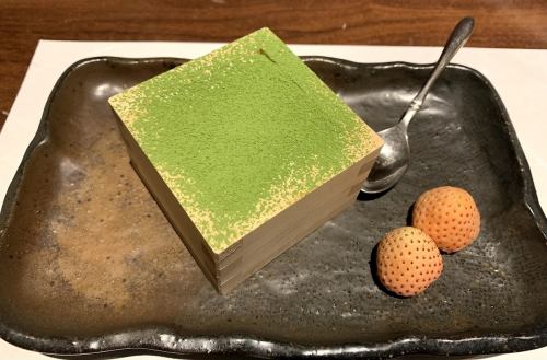 抹茶のブリュレ