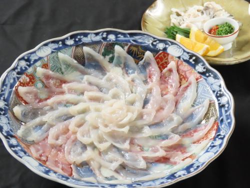 ふぐ刺し 十二枚