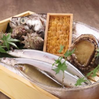 【旬魚贅沢コース】最高級食材を使ったおまかせコース◆全9品13200円