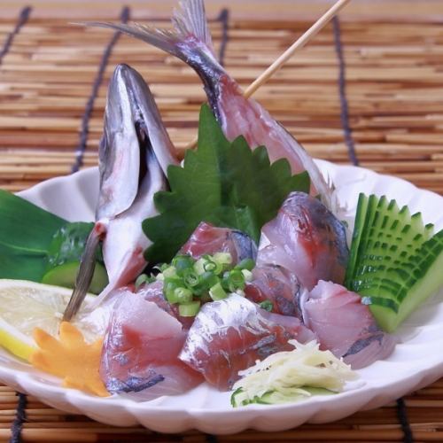 真鯵の姿造り
