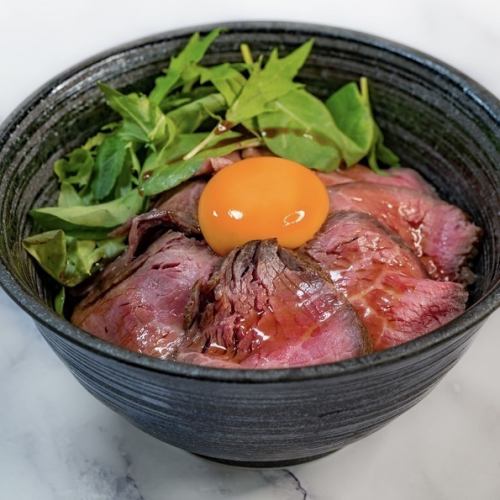 和牛と卵飯/本鮪の山かけ丼～卵黄添え～　各