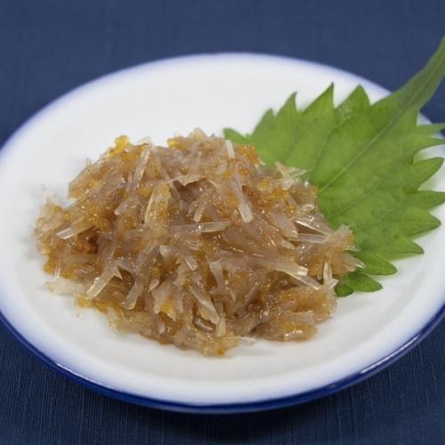 梅水晶/トマトスライス/おつまみネギトロ/豚しゃぶ香味ポンズ/　各