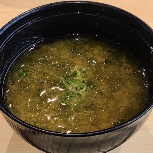 赤だし～あおさ入り～　各