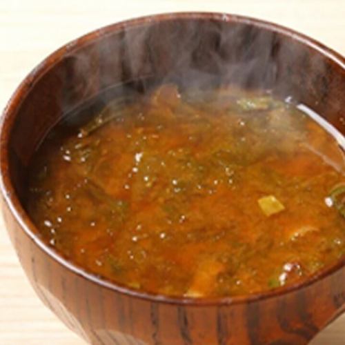 赤だし～あおさ入り～　各