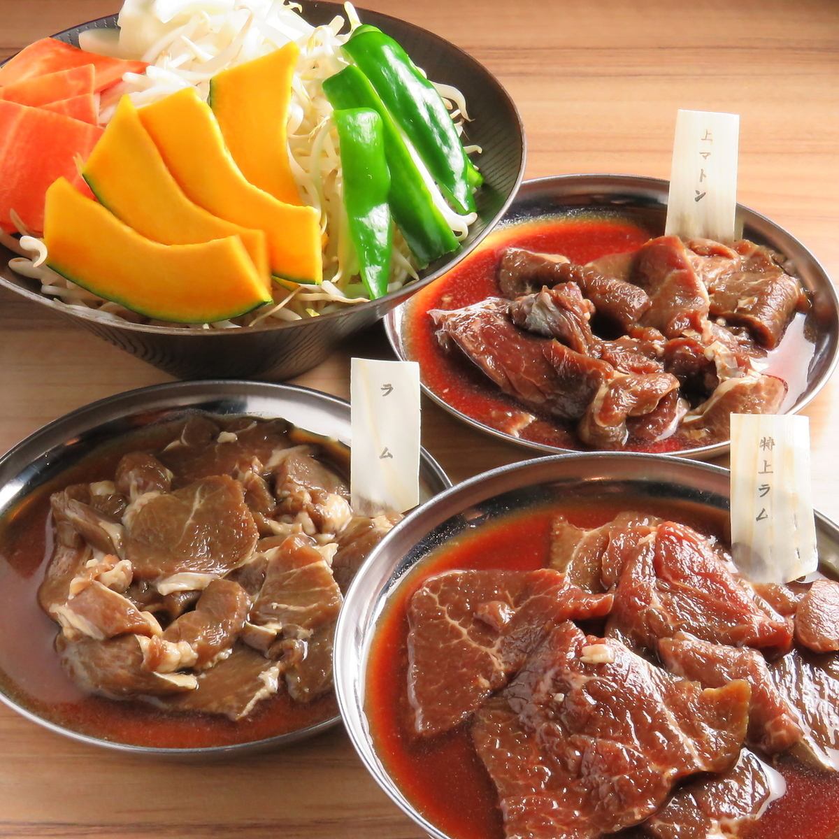 名門「松尾ジンギスカン」！120分食べ飲み放題5,000円～ご用意★
