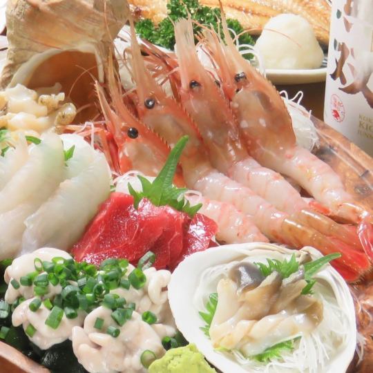 [6 dishes including Ofune's sashimi platter] 90 minutes all-you-can-drink included Course B 6,000 yen