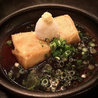 Fried Kyoto tofu