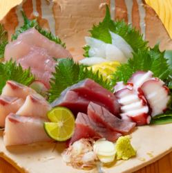 5種生魚片拼盤，4人份