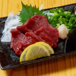 高知縣春野市產馬肉生魚片