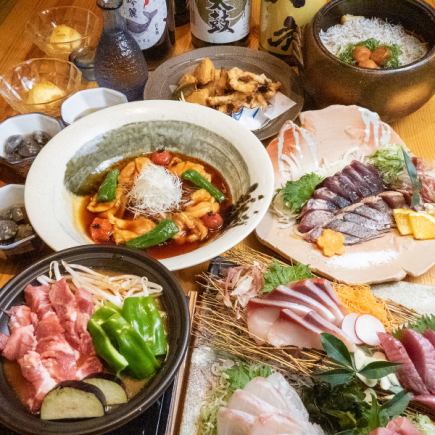 4/1~【2時間飲み放題付き】土佐のうまいもんコース 6000円(税込)