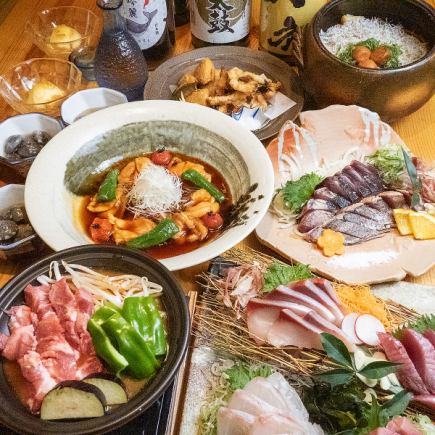 6月16日~【附2小時無限暢飲】土佐美味套餐! 8道菜6000日圓(含稅)