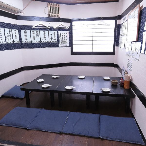 【小宴会お座敷】8名様、20名様までのご利用が可能なお座敷有り!会社でのご宴会使いや、近隣の集まりにも様々使えます。お子様連れの方も周りを気にせずにご利用いただけます