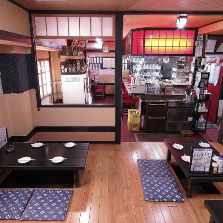 【お座敷】子上がりになっておりますので、靴を脱いでゆったりご利用ください