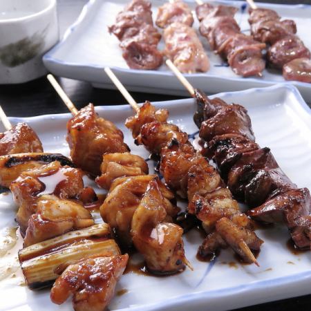 ればー/皮/砂肝/もも肉/ねぎ鳥