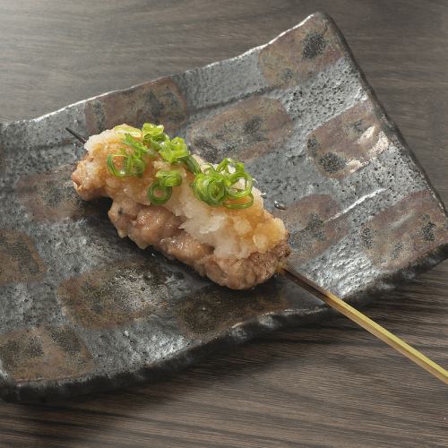 【国産鶏串焼き】せせりおろしポン酢