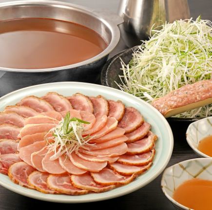 2H飲み放題付 <全7品> 8,000円(税込) 【神楽とりしゃぶしゃぶコース】